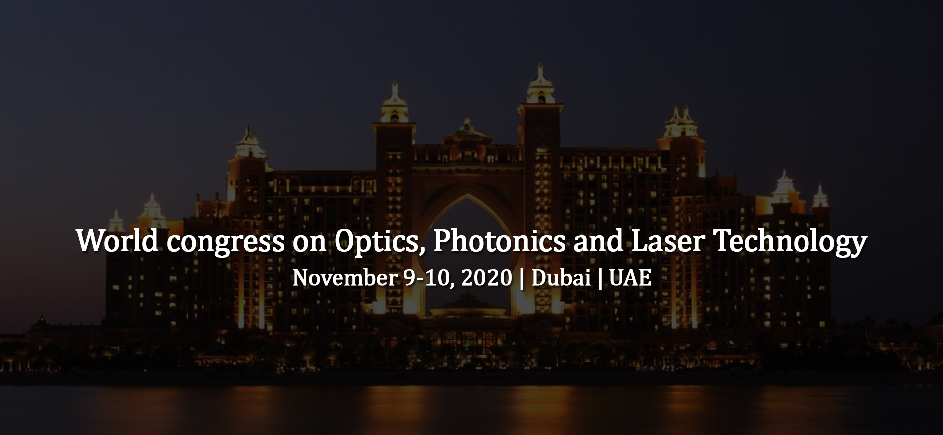 WOPL 2020 Top Optics conference Photonics & laser technology